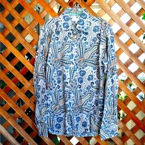 Ted Baker London Mens Long Sleeve Shirt Frenchcuffs Sz.4=chest 40" neck16"